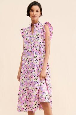 Cras Myra Floral Midi Dress‎ size XS